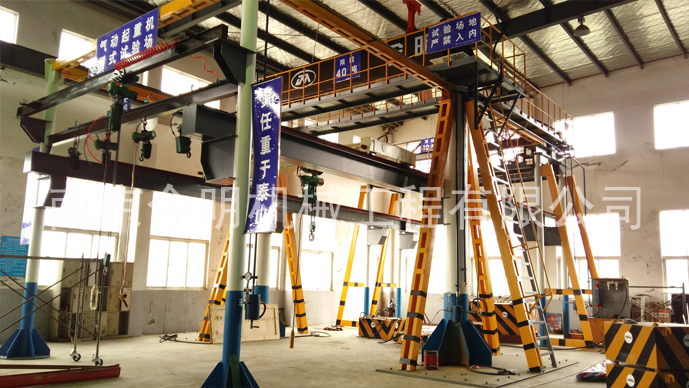 本公司型式試驗場及氣動橋式起重機正式啟用啦!